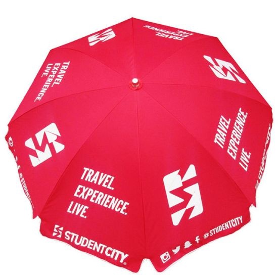 40inch beach umbrellas with customized logo printed