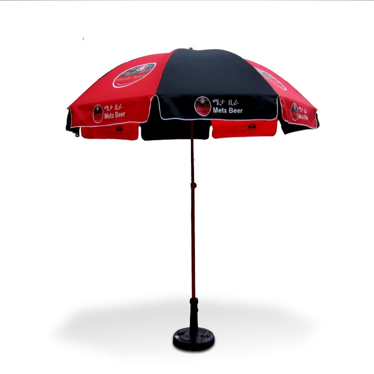 Outdoor promotional umbrella with logo printed water proof