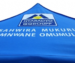 outdoor canopy tent 10x10 with branded print