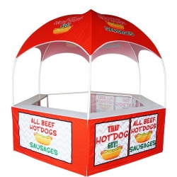 3x3m dome gazebo with printed outdoor promotional