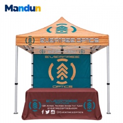 Custom Printed Canopy Tent with Matching Table Cover Options